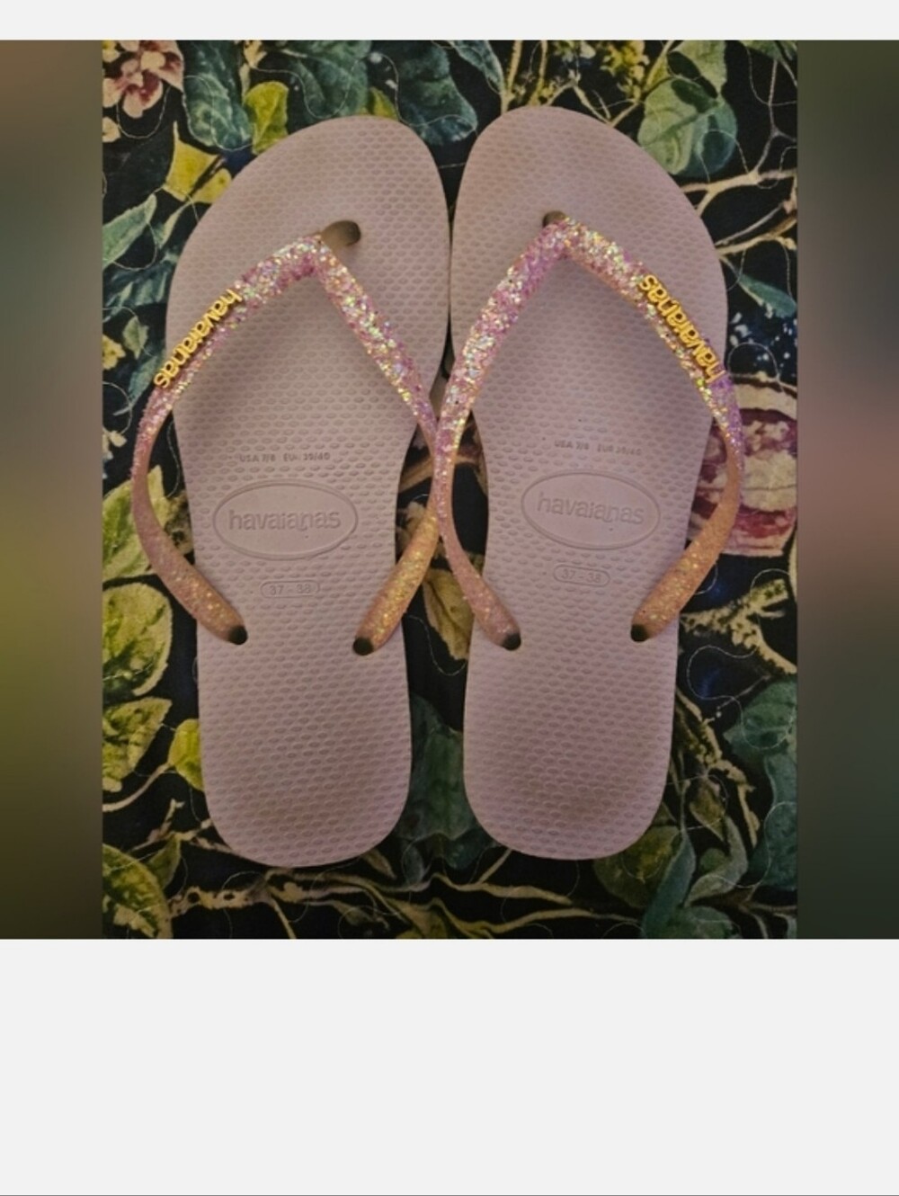 Havanas Sparkly Thongs